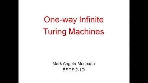 One way Infinite Tape Turing Machines
