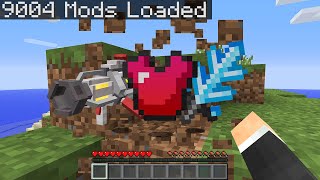 Minecraft Randomizer but with 9,000 mods...
