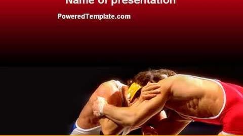 Combat PowerPoint Template by PoweredTemplate.com