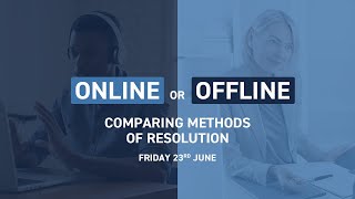 Online or Offline: Comparing Methods of Mediation