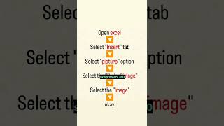 Excel main image ko kaise insert karwaye👆👆#exceltips #learinglg #reels #shortsviral #educational
