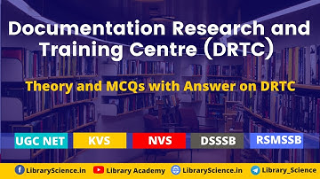 DRTC MCQs in Hindi/English for KVS, NVS, UGC NET, DSSSB, RSMSSB Librarian Exams & Interview Question