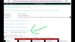 THE SUDO-SUDOERS_LINUX COMMAND #SUDO#SUDOERS#LINUX#UNIX
