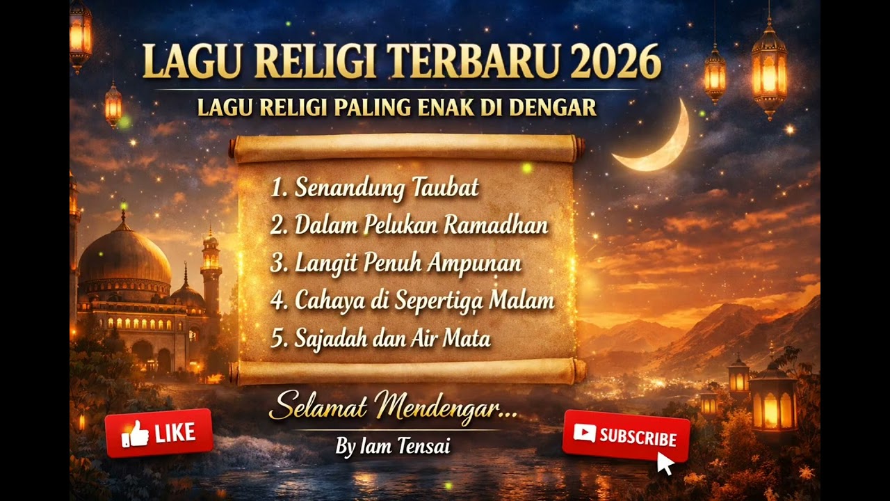 KUMPULAN LAGU RELIGI TERBARU 2026|| LAGU RELIGI RAMADHAN PALING ENAK DI DENGAR