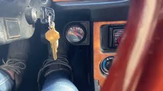 1977 MG MGB Roadster Engine Start Up