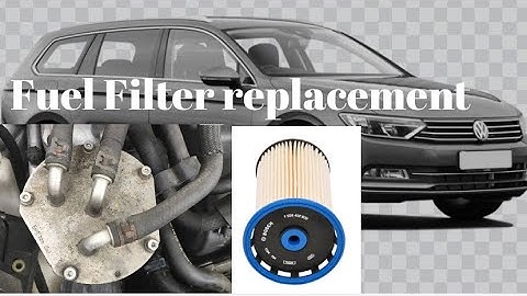 VW Passat 1.6 Diesel fuel filter replacement. 2014-2019
