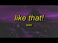 Laila! - Like That! (Lyrics) | do you want me do you wanna love me like that