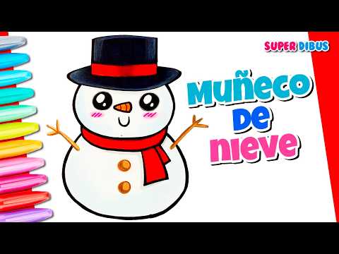 Video: Cómo Dibujar Un Muñeco De Nieve Con Un Lápiz