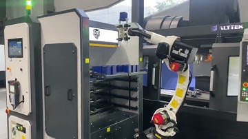 CubeBOX Blues DR 3P-12 Machine Tending Application with one DN Solutions SVM5100L in Mexico 🇲🇽