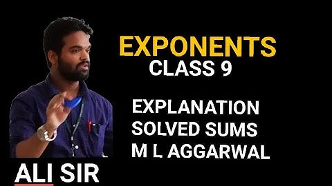 Exponents Class 9 ICSE, Indices Class 9, Law of exponents