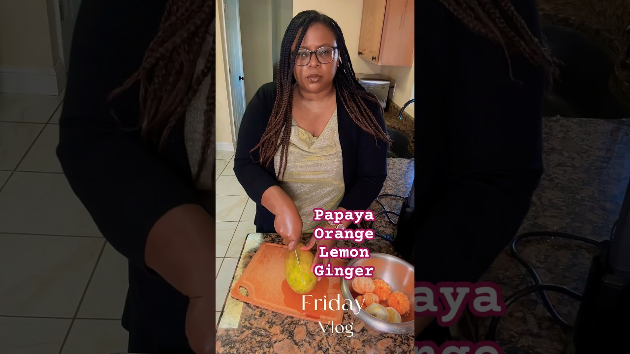 Papaya Citrus Fruit Juice great for gut health and strong immunity 