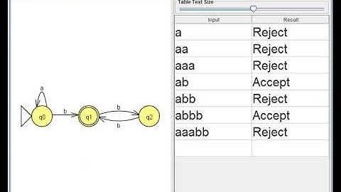 JFLAP 08 running multiple examples on NFA