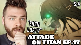 EREN VS. EVERYONE!?! | ATTACK ON TITAN EPISODE 17 | SEASON 4 | New Anime Fan! | REACTION