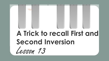 Technique to remember 1st and 2nd inversions (Lesson 13)