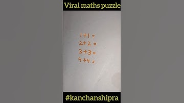 Viral maths puzzle | IQ test #maths #math #brainteaser #mathspuzzles #shorts #logicriddles
