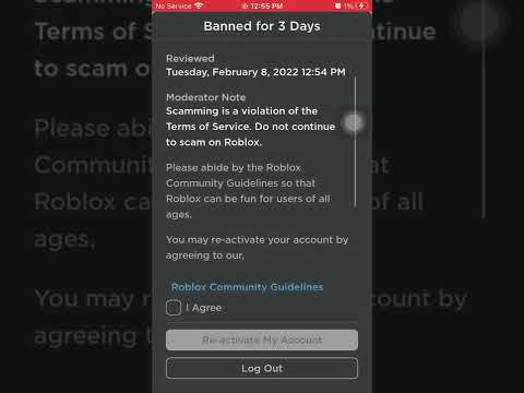 How to reactivate Roblox account after being banned for three days ...