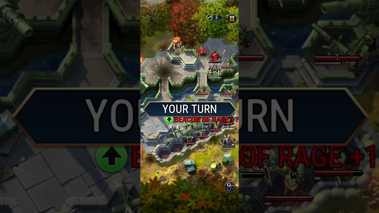 Fall Of Cadia Elite Stage 13 | 3 Stars Clear | Chaos VS Imperial Guard | Warhammer: Tacticus