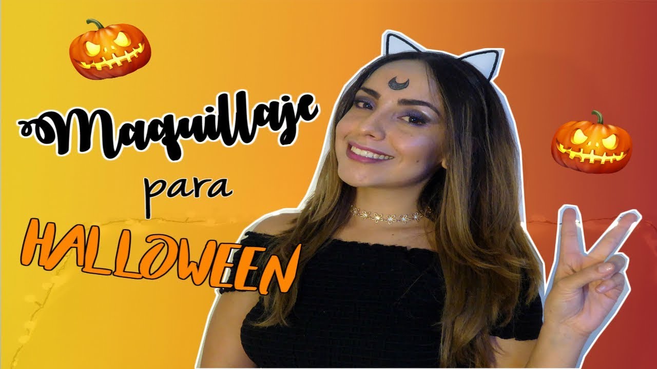 ⭐ MAQUILLAJE HALLOWEEN / LUNA MAKEUP / LAST MINUTE HALLOWEEN MAKEUP ...