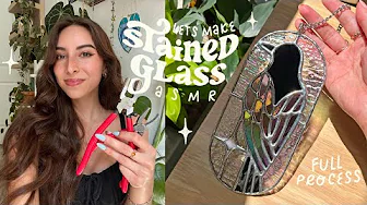 make stained glass with me ☁️ asmr