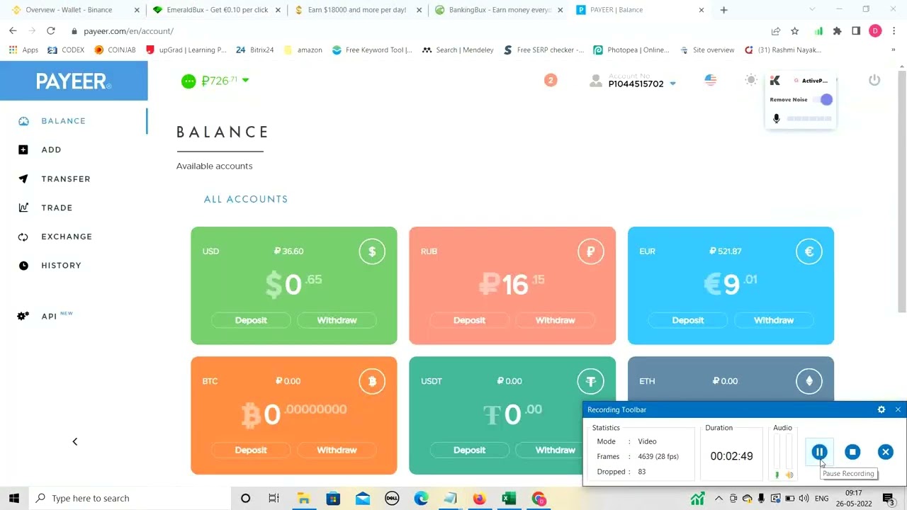 EmeraldBux Payment Proof 2022
