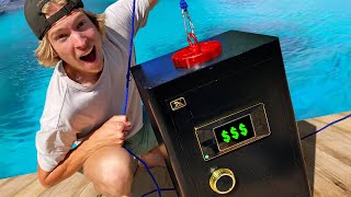 GIANT Magnet Fishing for MYSTERY SAFES! *$$$*