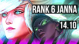 JANNA & Jhin vs SENNA & Caitlyn (SUP) | Rank 6 Janna, 0/3/19 | EUW Challenger | 14.10