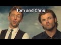 Tom Hiddleston and Chris Hemsworth being brothers for 3 minutes straight.