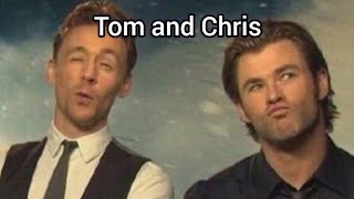 Tom Hiddleston and Chris Hemsworth being brothers for 3 minutes straight.