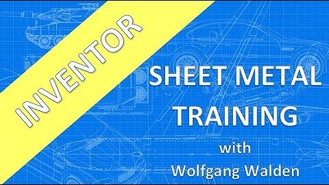 Inventor 20XX - Sheetmetal playlist thumbnail video