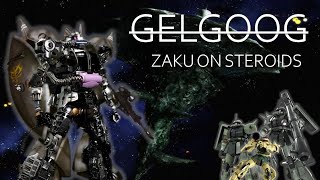 Why the Gelgoog IS a SuperZaku: Zaku High Mobility Types COMPLETE development history (Gundam Lore)