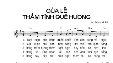 Của lễ thắm tình quê hương - Jos Trần Anh Vũ