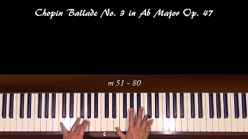 Chopin Ballade No. 3 Piano Tutorial Part 1 (old)