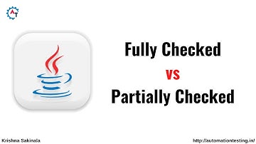 Difference between Fully Checked Exception and Partially Checked Exception | fully vs partial check