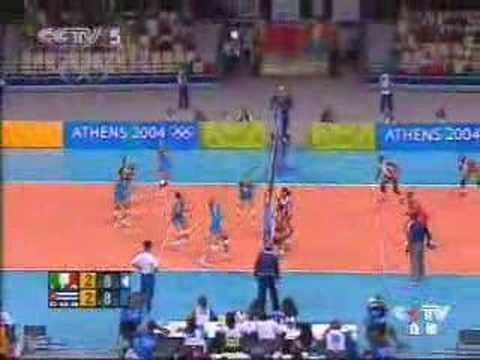 CUBA ITALY ATENAS 2004 VOLLEY