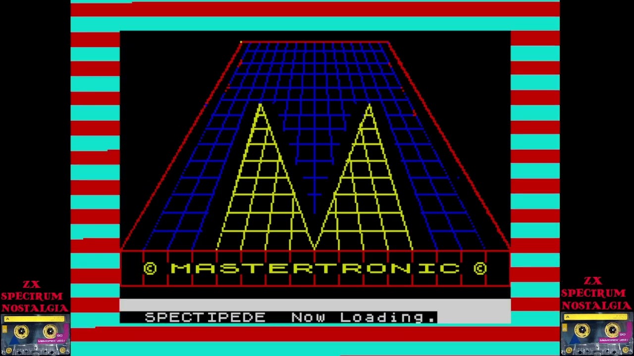 ZX SPECTRUM Loading Spectipede 1983 Mastertronic