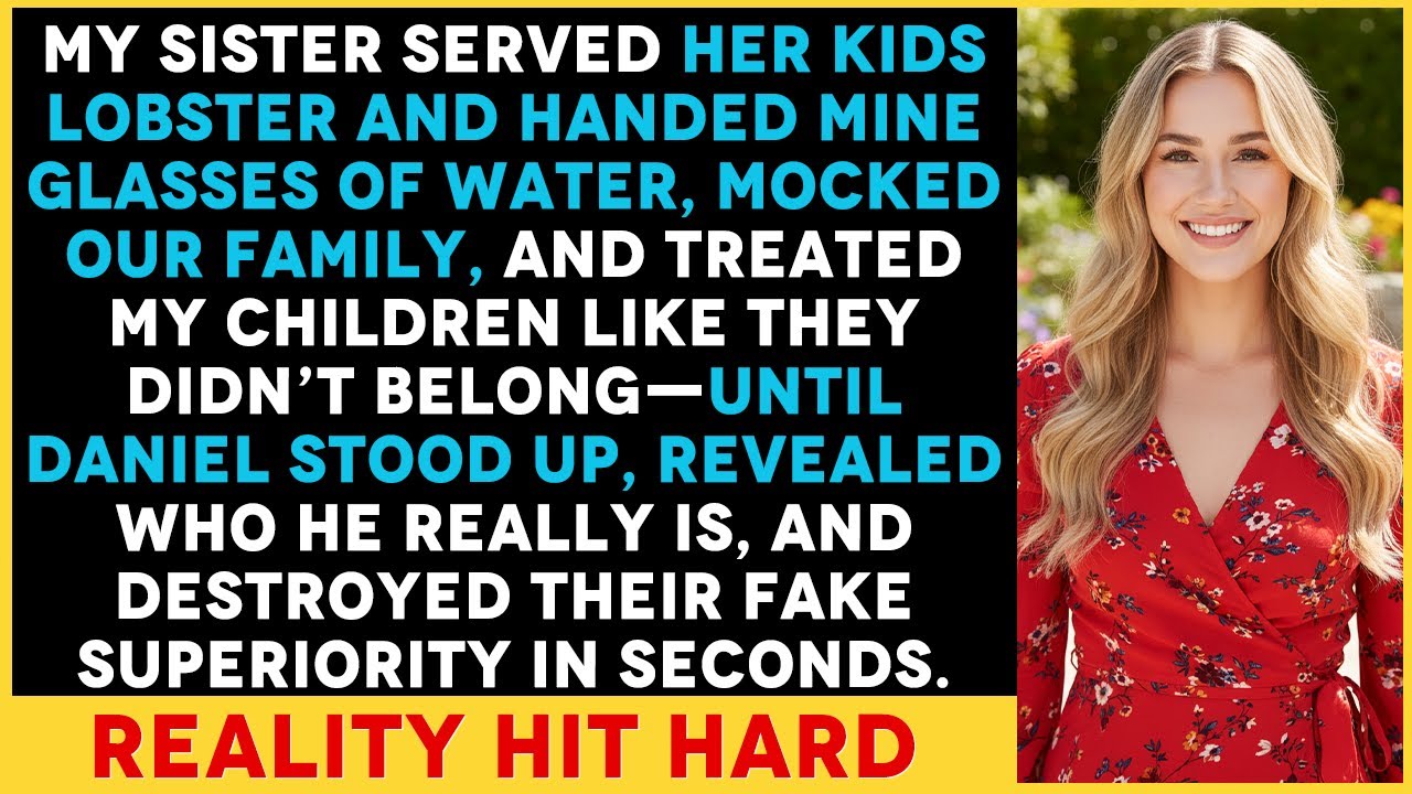 At Thanksgiving, My Sister Gave Her Kids Lobster,   Then My Husband Introduced Himself As…