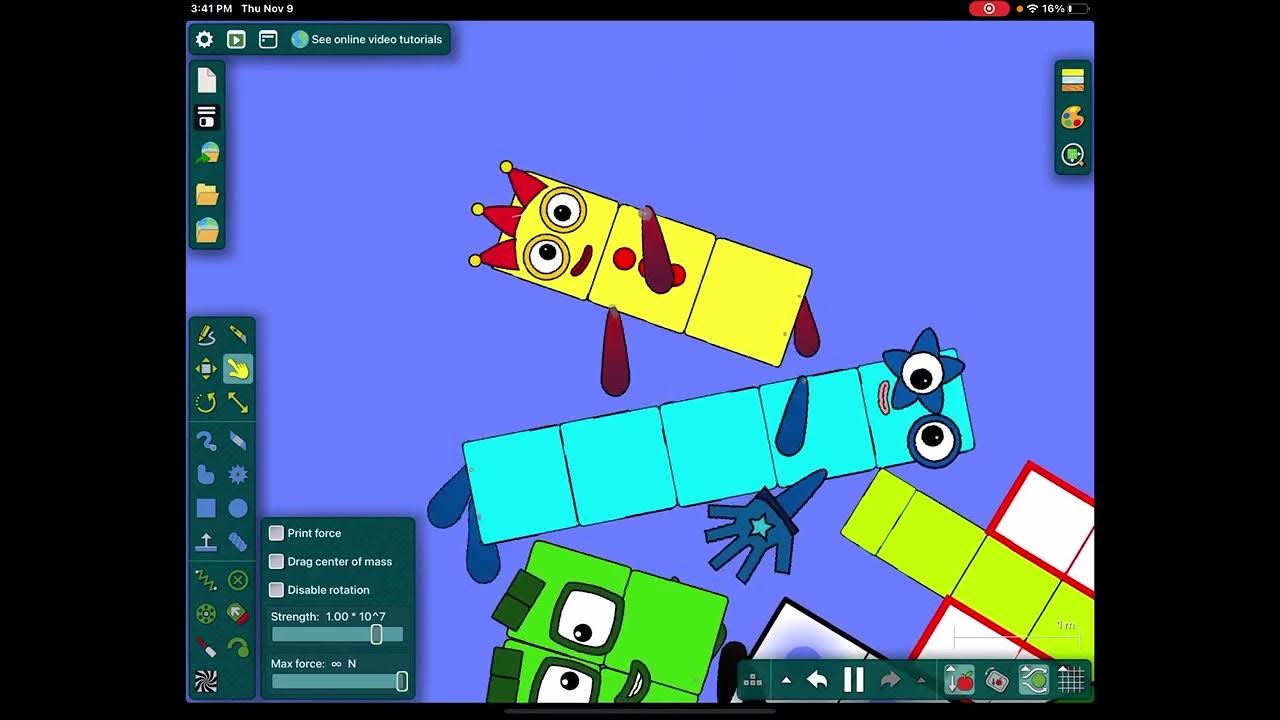Numberblocks algodoo s ep16 youtube