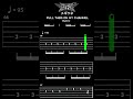 【BASS TAB】BABYMETAL - メギツネ (MEGITSUNE) #shorts #basstabs #babymetal