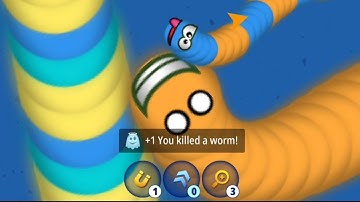 Wormzone.io 🐍 | Best 👹monster kill tricks | and long time survive in wormzone.io | best snake game
