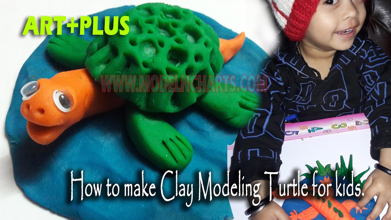 HOW TO MAKE 3D MODEL SEA ANIMALS TURTLE USING PLAY DOH - YouTube