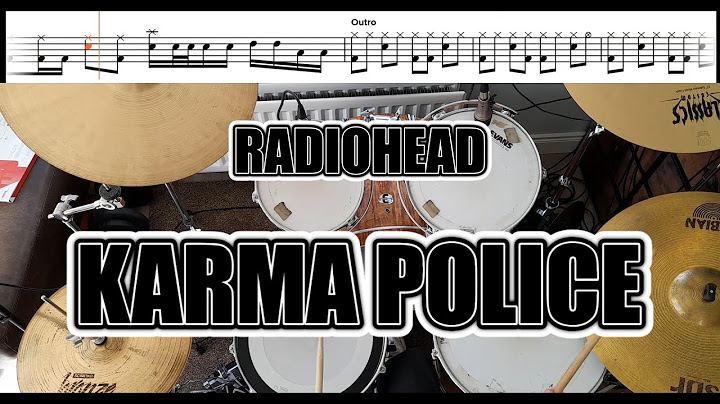 Karma Police Drum Cover version - Drum Cover performance video thumbnail