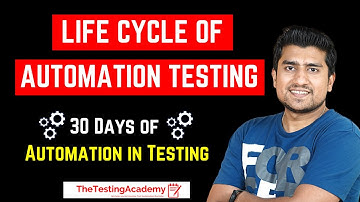 Life Cycle of Automation Testing  | Automation Testing Tutorial for Beginners |  Day 1
