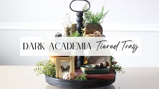 Dark Academia Tiered Tray | Antique, Thrift & Decorate with Me | Bluebird Home & DIY
