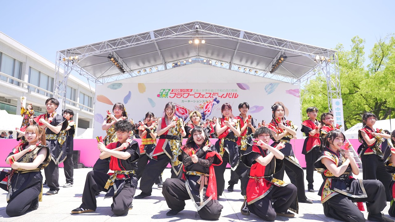 4K] STUDIO LINKS 'LINK Smile' Hiroshima Flower Festival Kinsai
