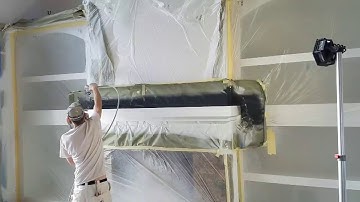 How to Spray Paint a Mantle using Benjamin Moore Advance.
