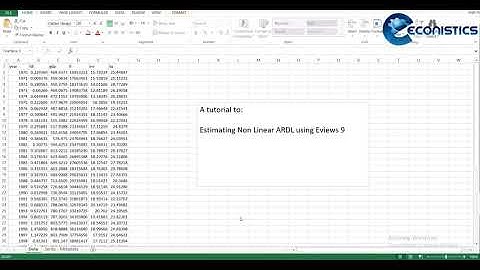 Asymmetric Effects Non linear NARDL model estimation using EViews 9 and Below for Timeseries Data