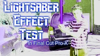 Lightsaber Effect Test | Final Cut Pro X Profile