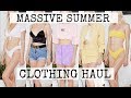 HUGE SUMMER CLOTHING HAUL + Try On / Kallie Kaiser