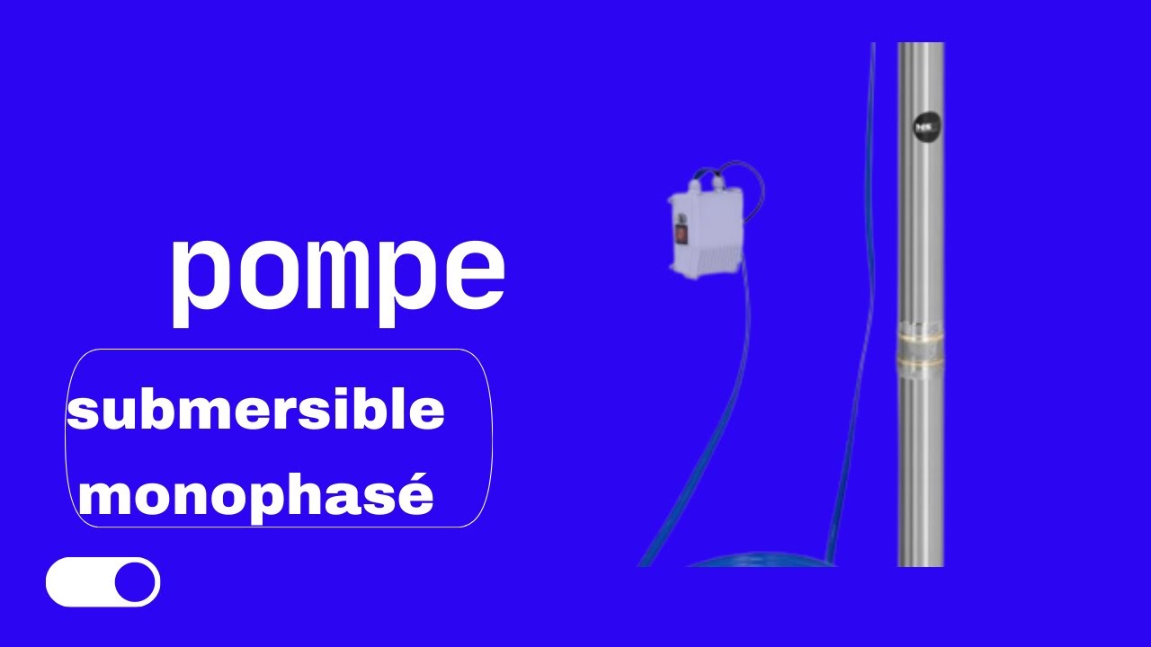 pompe submersible monophasé 