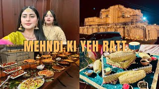 AYESHA’s MEHNDI NIGHT🥁| DESI WEDDING🫶| VLOG 27